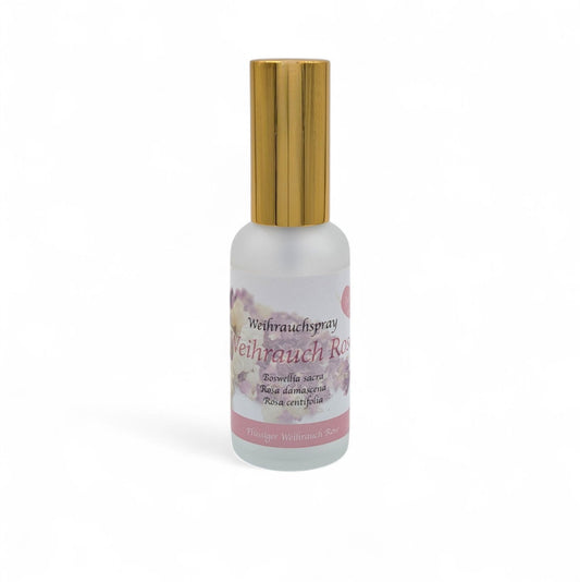 Aromaspray Weihrauch und Rose (Boswellia sacra, Rosa damascena) - 50 ml