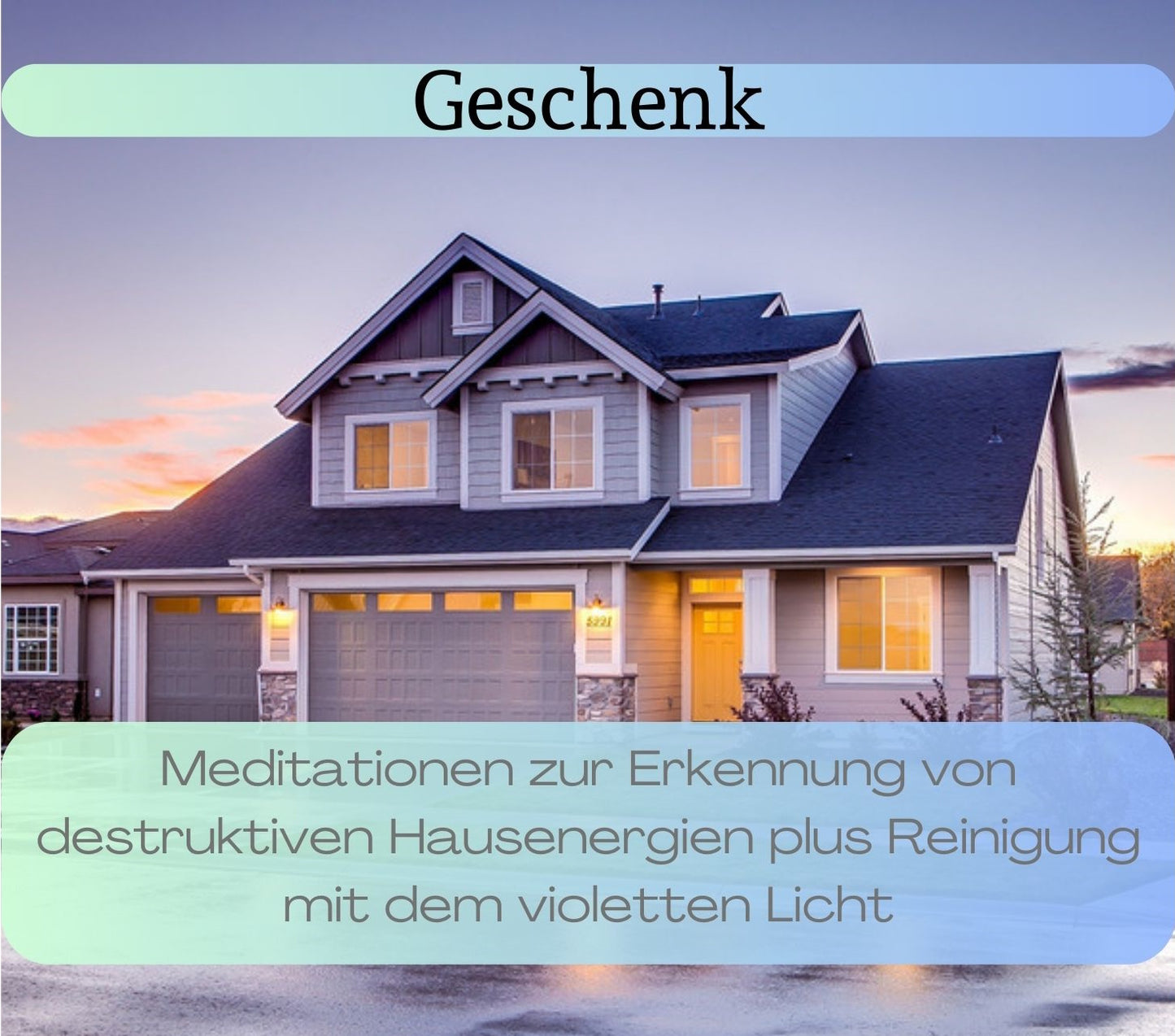 Geschenk: Meditationen zum Erkennen von destruktiven Energien und der Wandlung