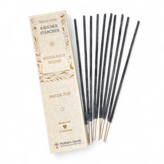 Naturreine Weihrauch-Räucherstäbchen "Hojari" - hergestellt in Deutschland