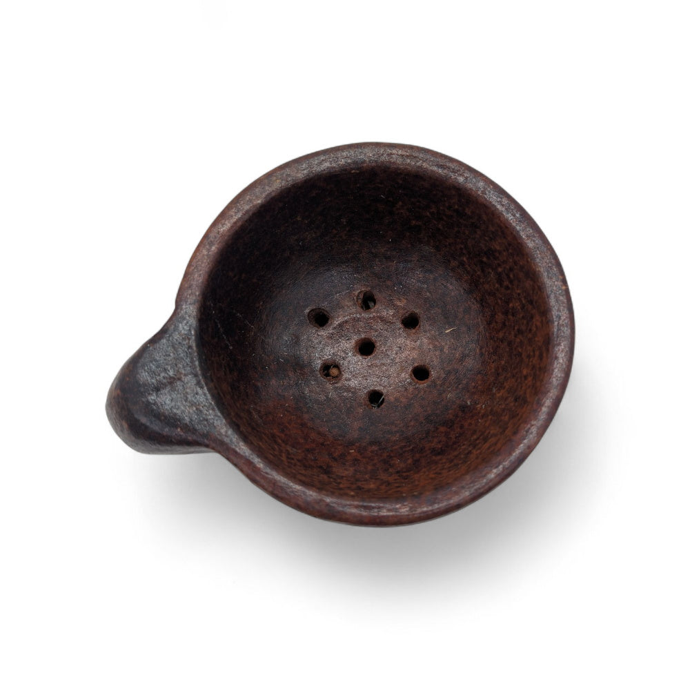 Räucherbrenner/Gefäß Terracotta rot (für Kohle)