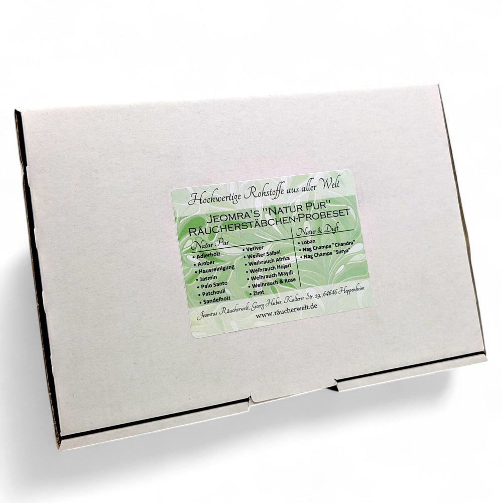 Probeset "Natur-Pur" und "Natur&Duft" Jeomra´s Räucherstäbchen