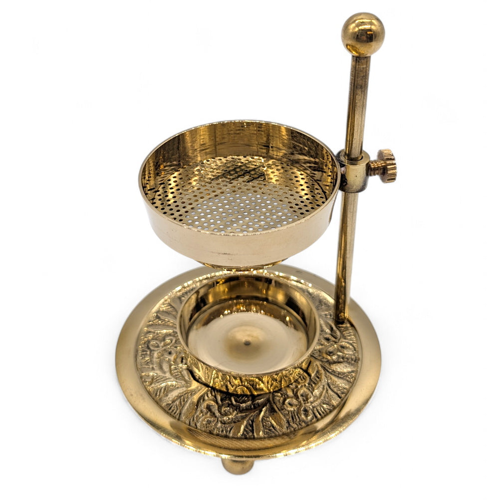 Räucherstövchen aus Messing - höhenverstellbar - Inari