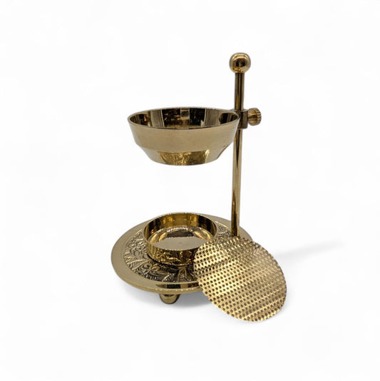 Räucherstövchen aus Messing - höhenverstellbar