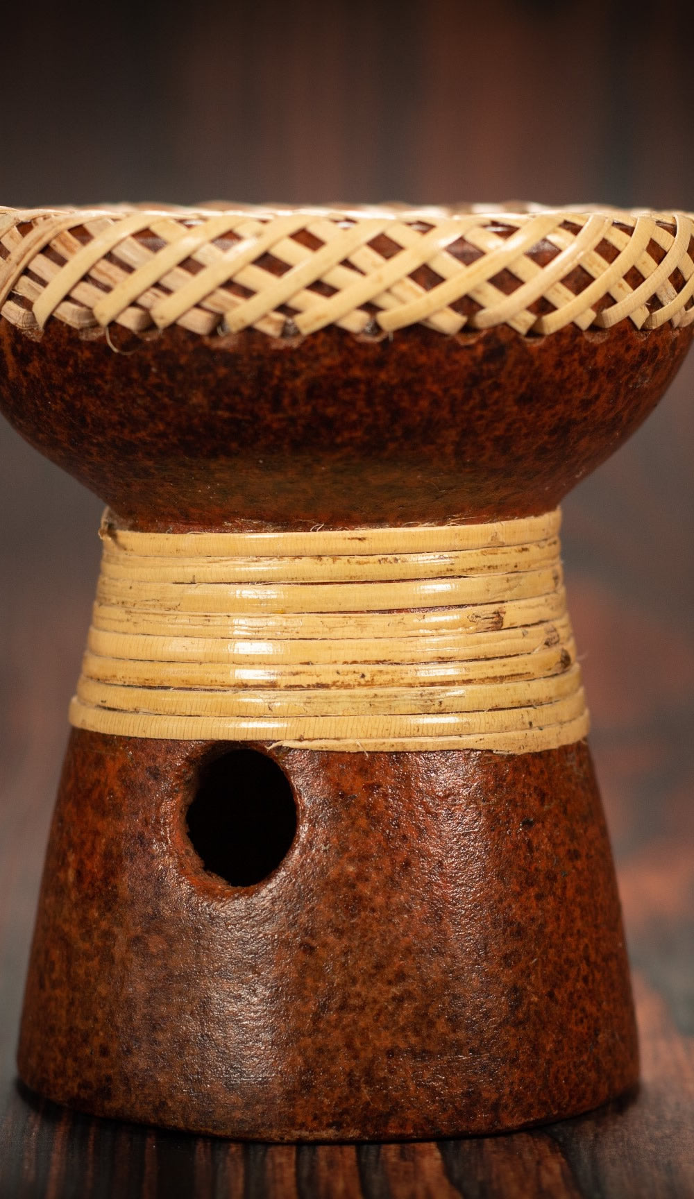Räucherbrenner/Gefäß Terracotta rot (für Kohle)