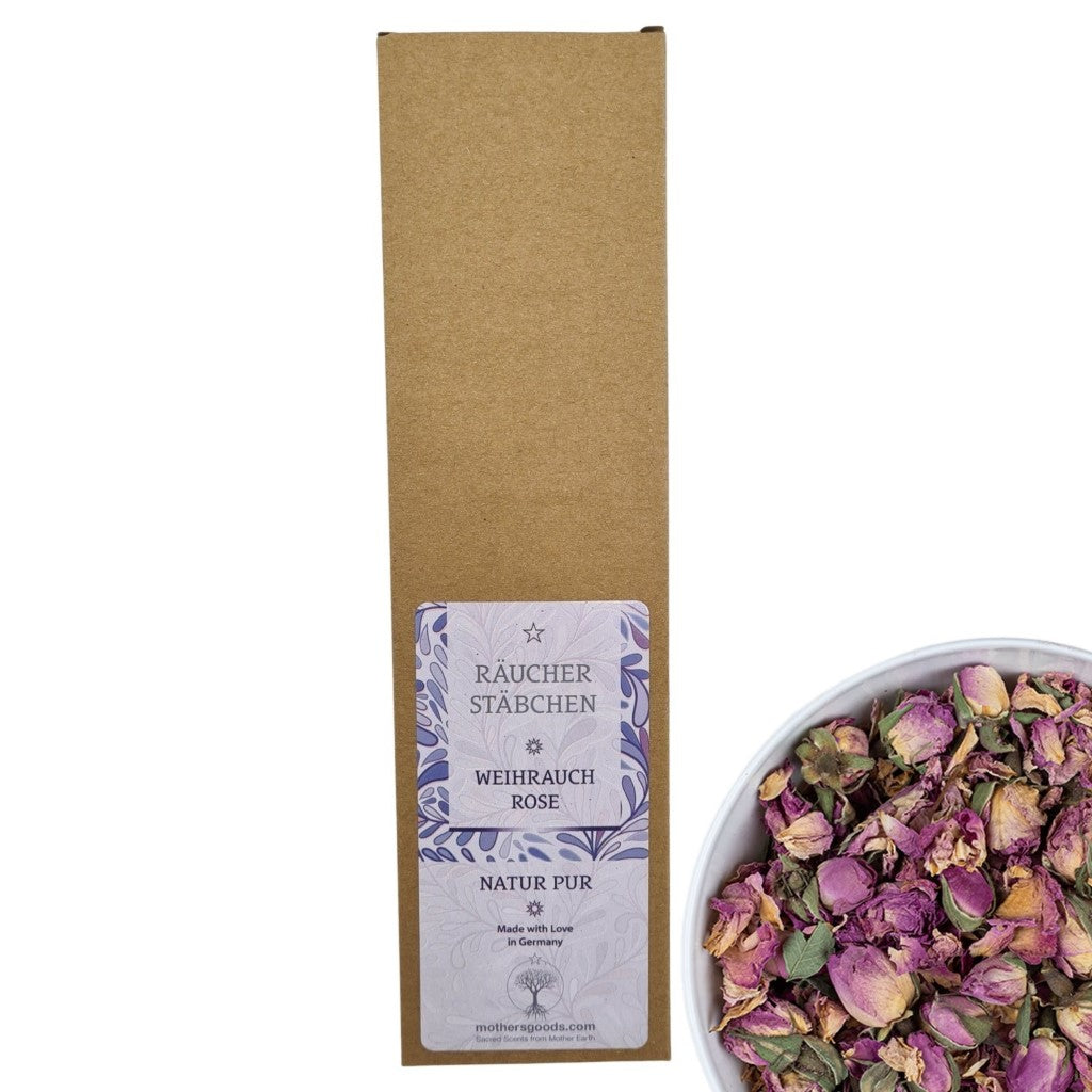 Weihrauch Rose naturreine Räucherstäbchen RW7698