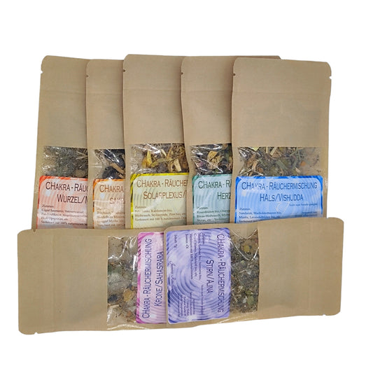 7 Packungen Räuchermischung Chakren