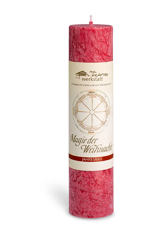 Magie der Weihnacht Jahresrad Kerze