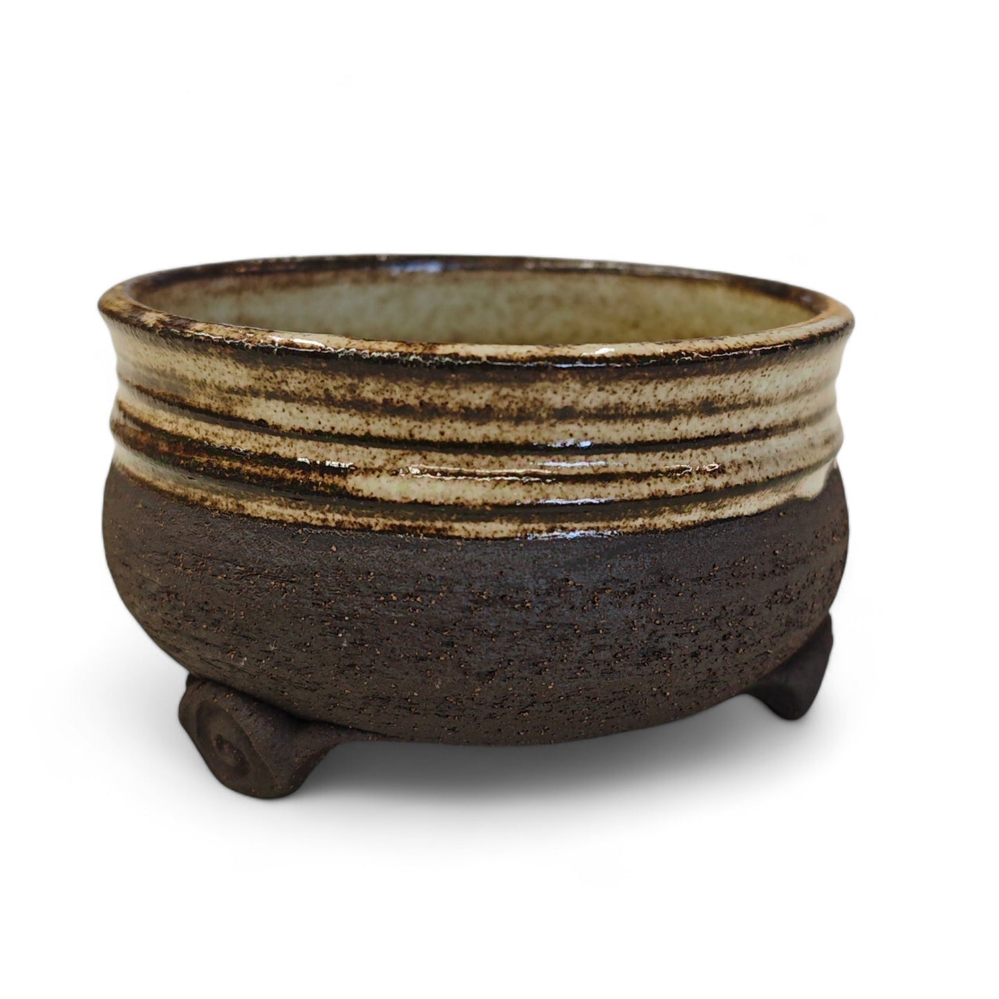 Räucherschale "Himmel und Erde" aus Ton - echte Töpferarbeit aus der Region