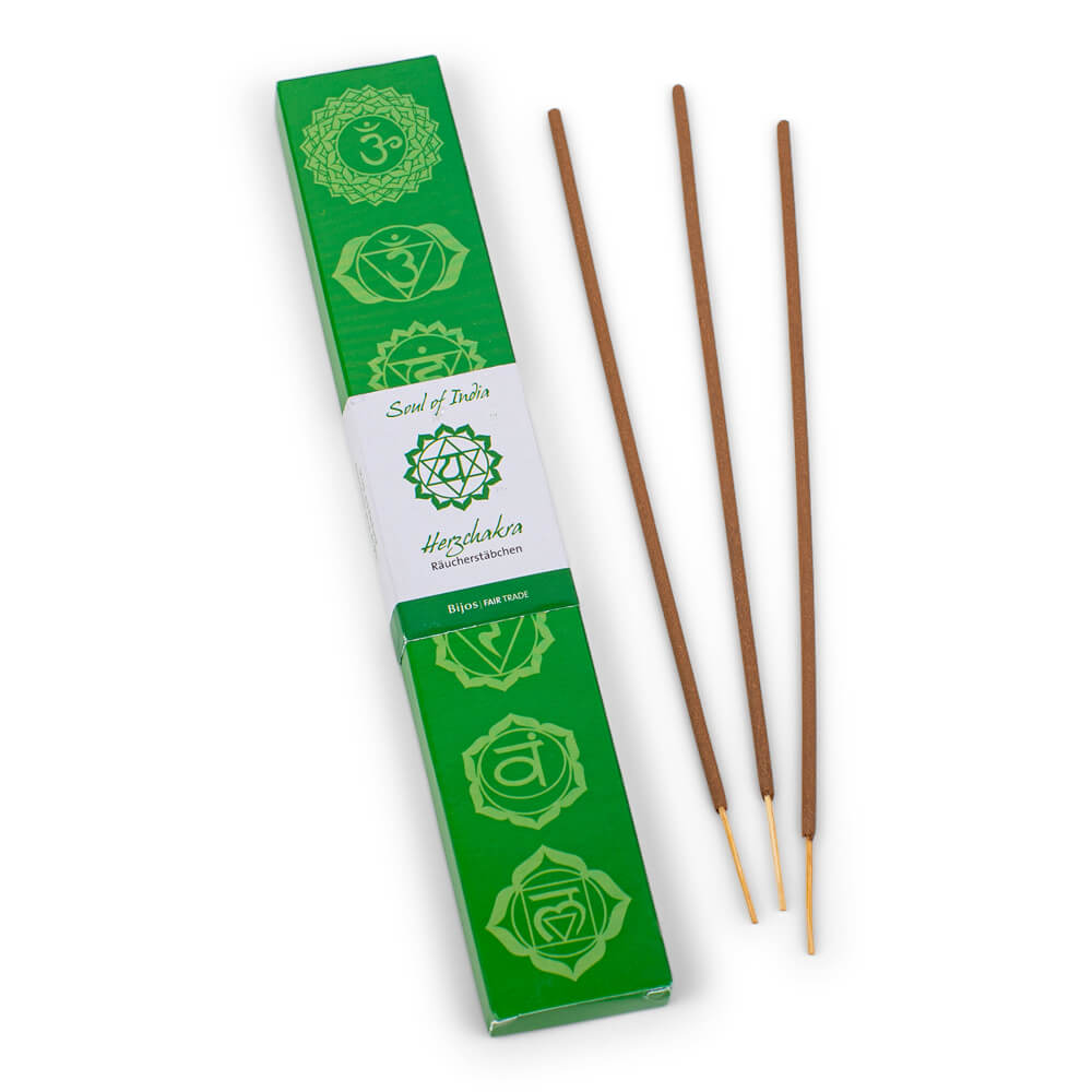 Herzchakra Räucherstäbchen - Soul of India