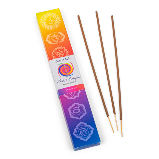 Probeset Chakra-Räucherstäbchen - Soul of India