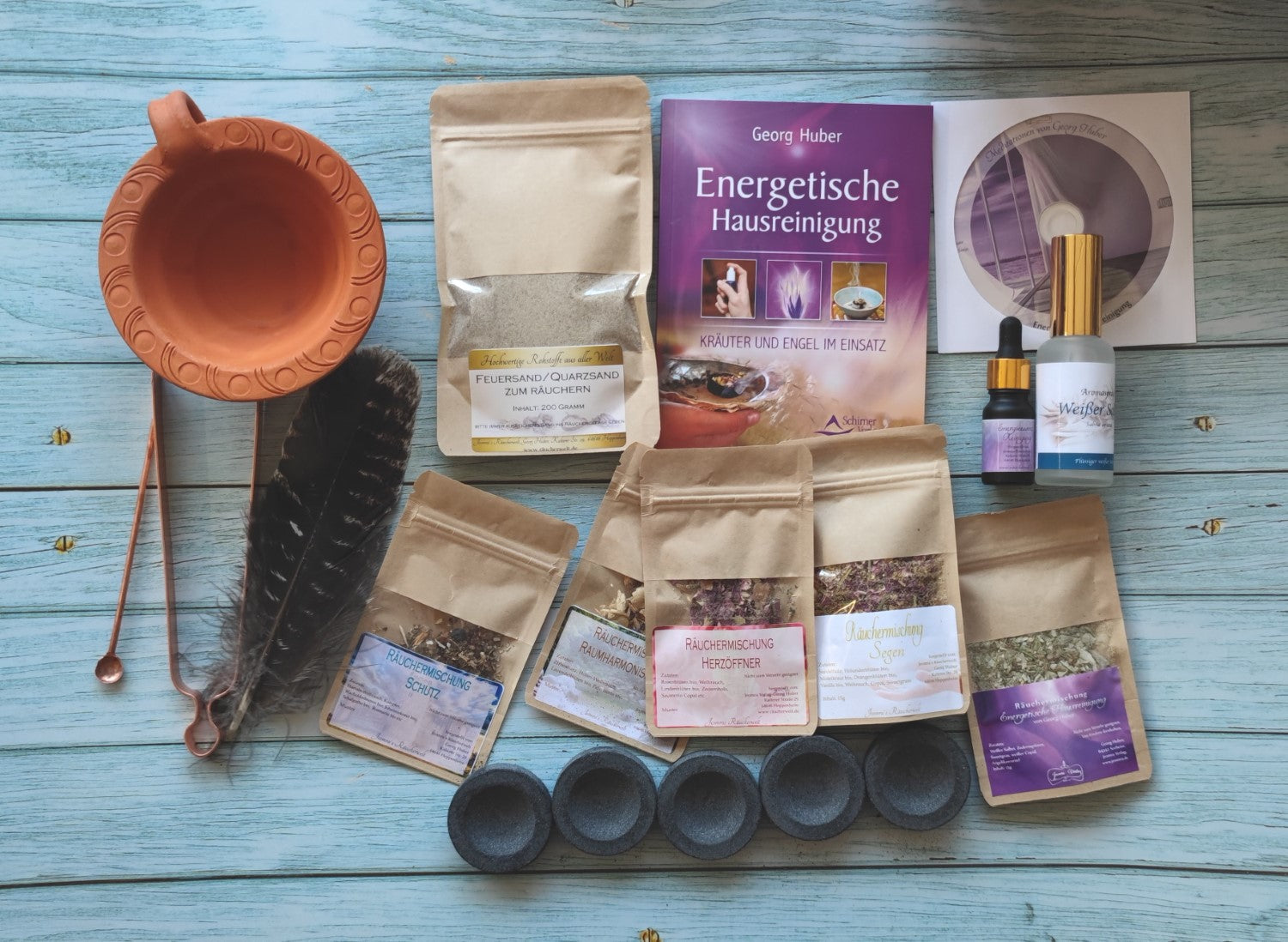 Starter Set "Energetische Hausreinigung" 14 teilig - mit Video als Bon ...