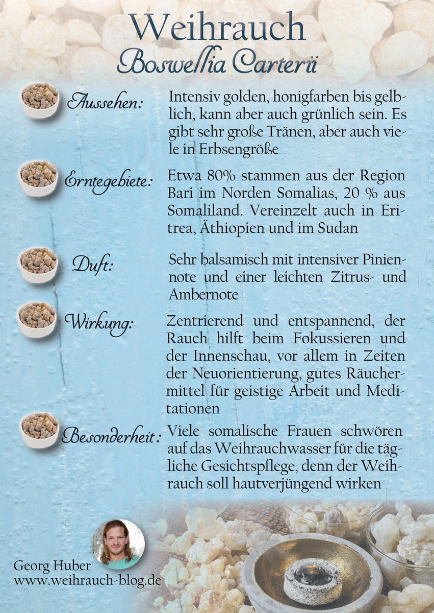 Weihrauch aus Somalia (Mohor) - 2. Grad - Boswellia carterii