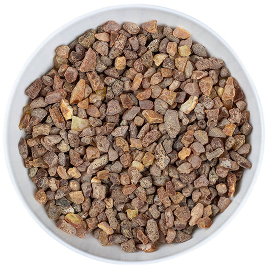 Berstein Harz klein bräunlich