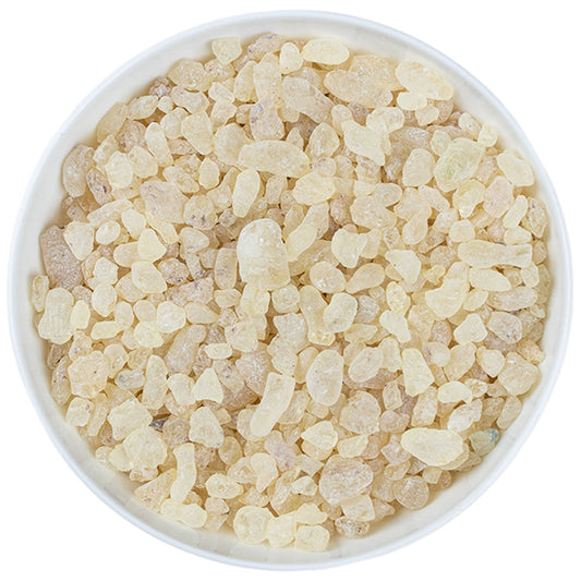 Dammar weiß in Schale