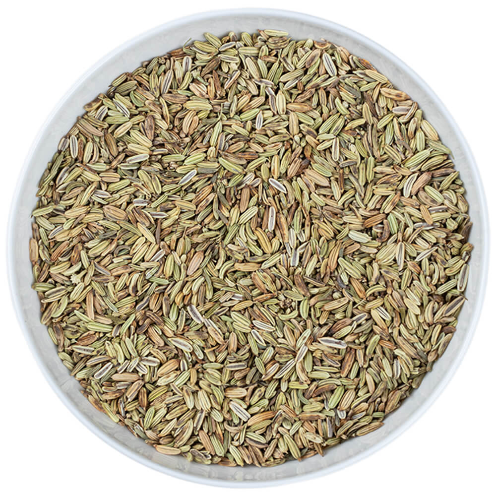 Fenchelsamen in Schale