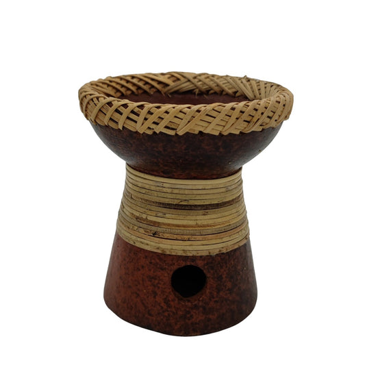 Räucherbrenner Räuchergefäß Terracotta rot für Kohle