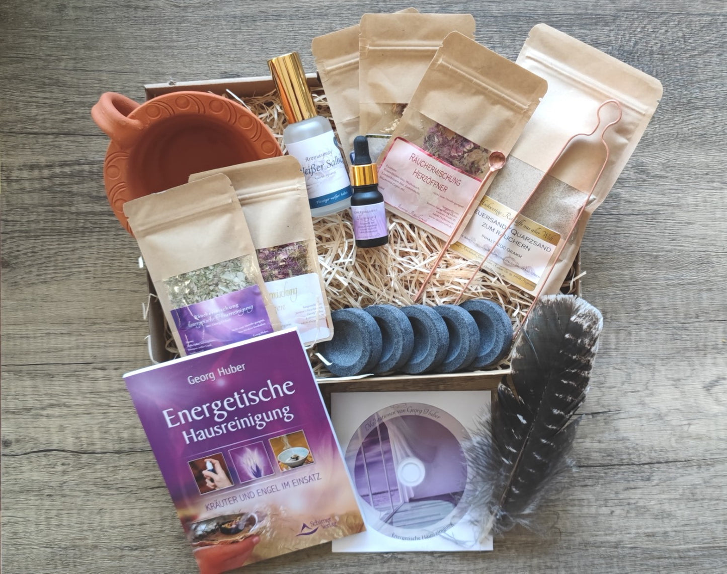 Starter Set (groß) "Energetische Hausreinigung" 14 teilig - mit Video als Bonus