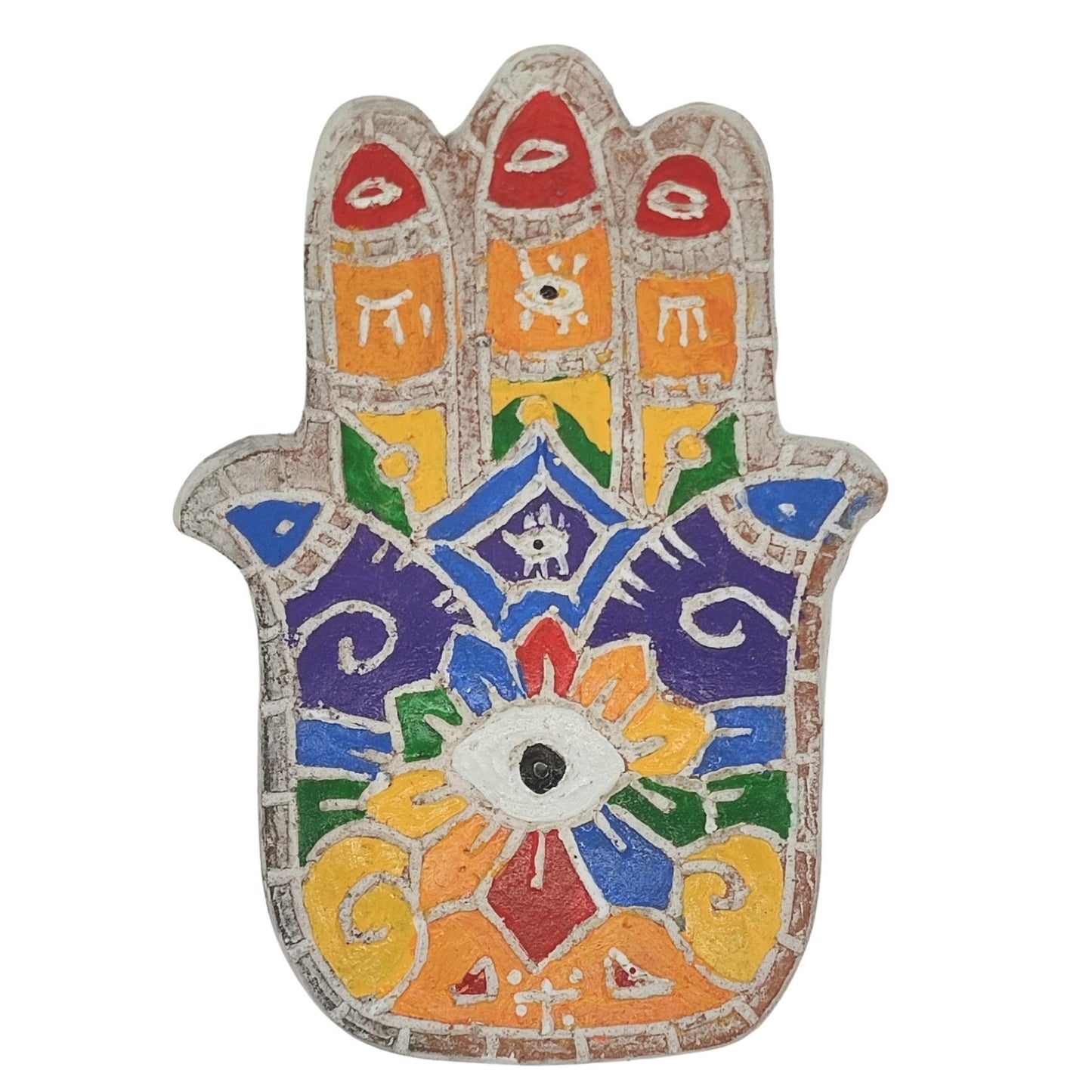 Räucherstäbchen-Halter - Hand mit Chakren