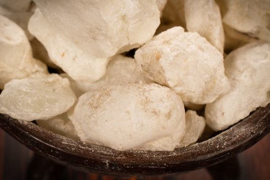 Copal blanco in Schale