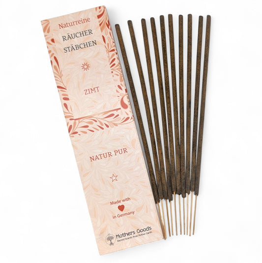 Naturreine Zimt-Räucherstäbchen - hergestellt in Deutschland