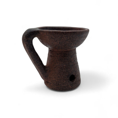 Räucherbrenner/Gefäß Terracotta rot (für Kohle)