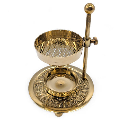 Räucherstövchen aus Messing - höhenverstellbar - Inari