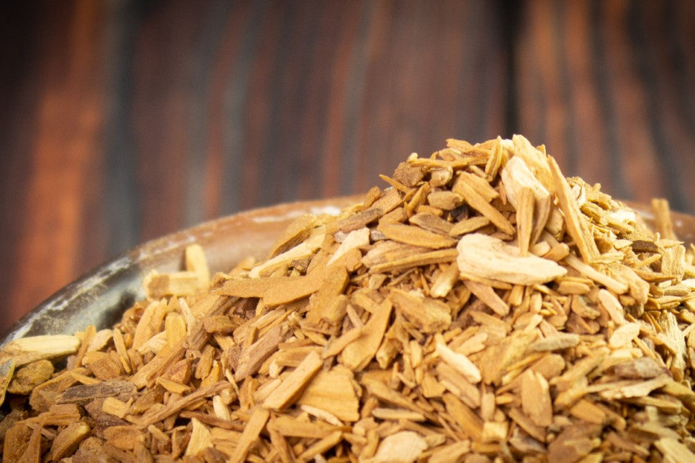 Sandelholz aus Australien - geschnitten - Santalum spicatum