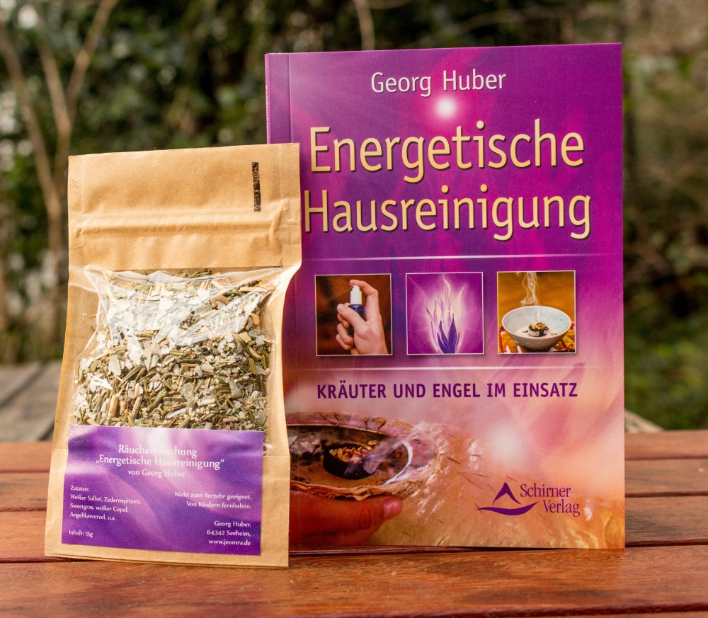 Räucherset Energetische Hausreinigung - Buch mit Räuchermischung